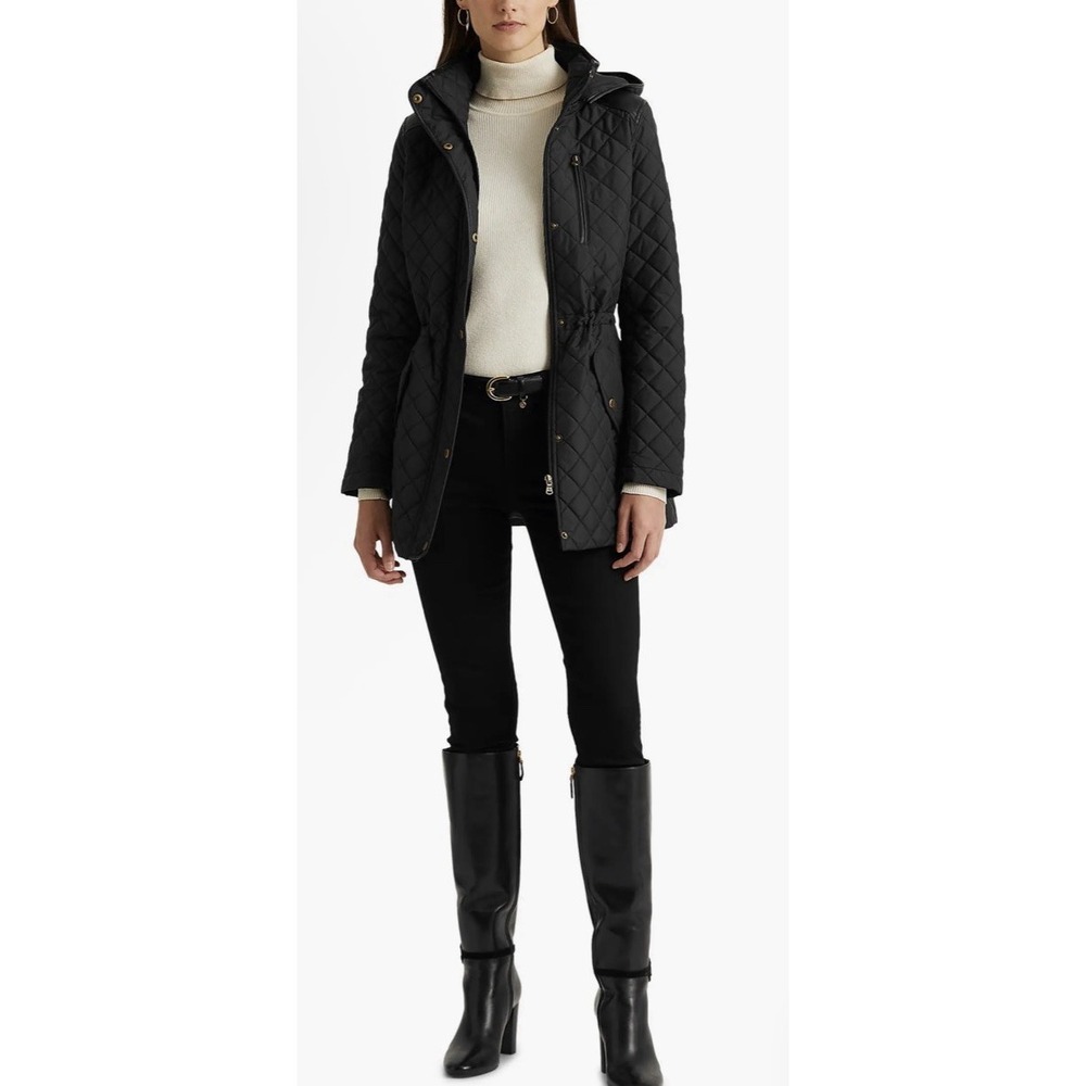 AllSaints Dalby Slim Fit Lamb Leather Biker Jacket Size US 4 Moto Black